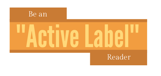 Be an active reader label